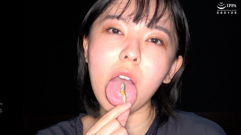 口内観察 「【激レア】超貴重な口内・歯・のどちんこ観察＆小魚咀嚼巨大女プレイ！」加護まり