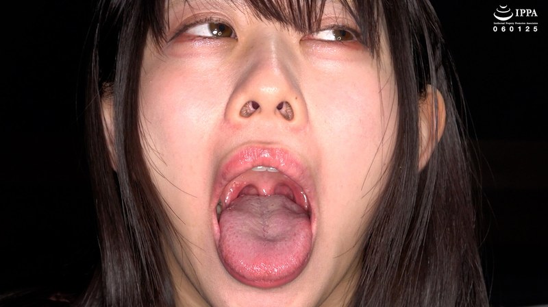 口内観察 【激レア】「超貴重な口内・歯・のどちんこ観察＆小魚咀嚼巨大女プレイ！」甘井くるみ
