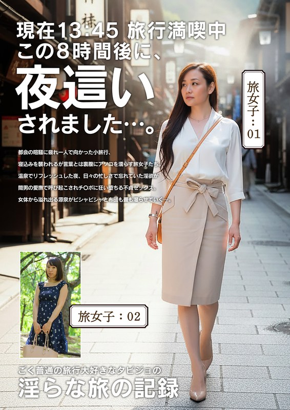 いきなりエロざんまい 淫らな旅の記録13:45この8時間後に、夜〇いされました…。