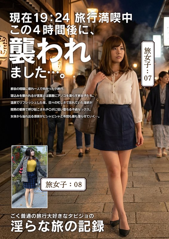 いきなりエロざんまい 淫らな旅の記録19:24この4時間後に、〇われました…。