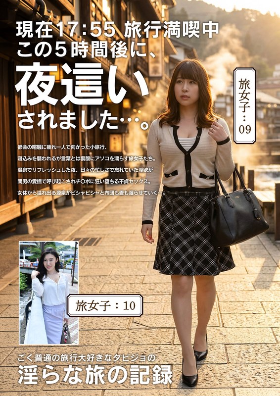 いきなりエロざんまい 淫らな旅の記録17:55この5時間後に、夜〇いされました…。