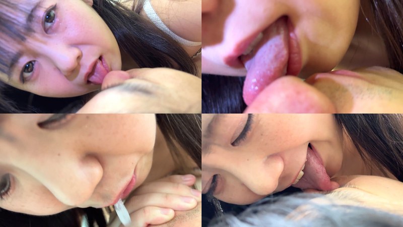 ポジティブ 積極的なあずさちゃんがM男に濃厚鼻フェラ