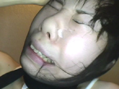 映天 変顔拘束 顔面ストッキング女03