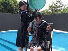 ウェット＆メッシー パチンコ＆紐くじ 2人の水掛祭り
