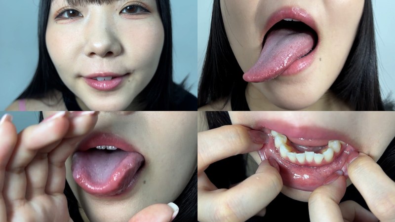 お姉さん 長い舌！みすずちゃんの口内観察