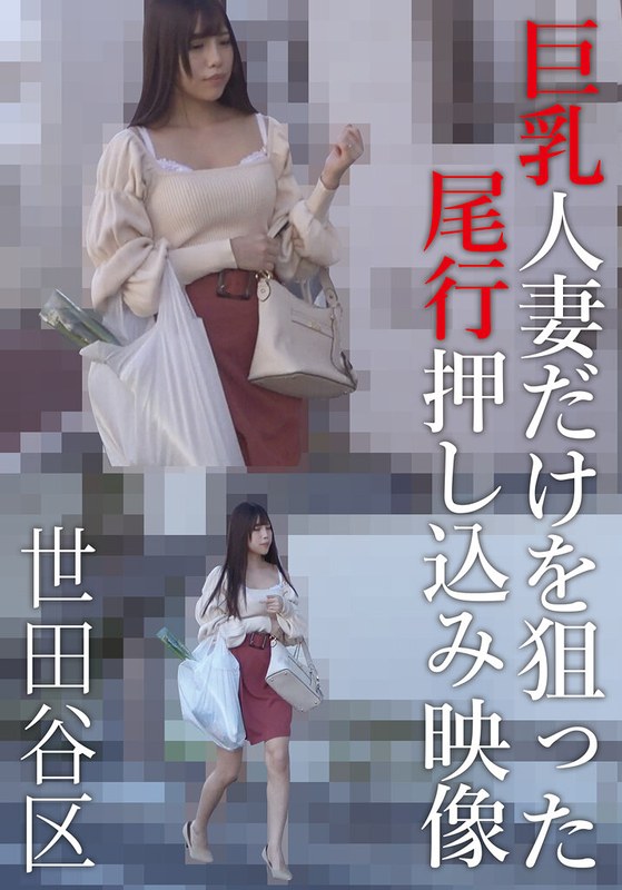 青空ソフト 巨乳人妻だけを狙った尾行押し込み映像 世田谷区