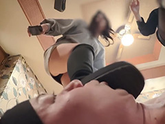 M男 ドSギャルあい様＆男友達のM男いじめ