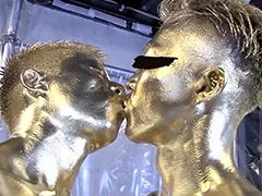 the Mania 塚本鷹生と理一が金色に染まり、掘り合いSEX