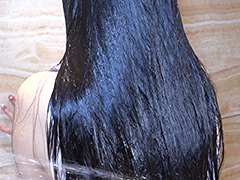 髪 ウサ耳スーパーロングヘアちゃんの シャンプータイム